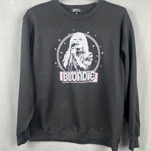 Vinyl Icons Blondie Unisex Sweatshirt with Fringe Back SZ M: NWT